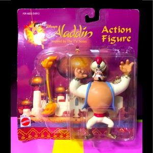 DISNEY’S ALADDIN VTG 90’s Action Figure GENIE Set